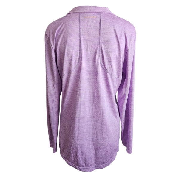 Ariat Womens Purple Rebar Evolution 1/2 Zip Top Size Medium Walking Outdoor - Picture 3 of 9